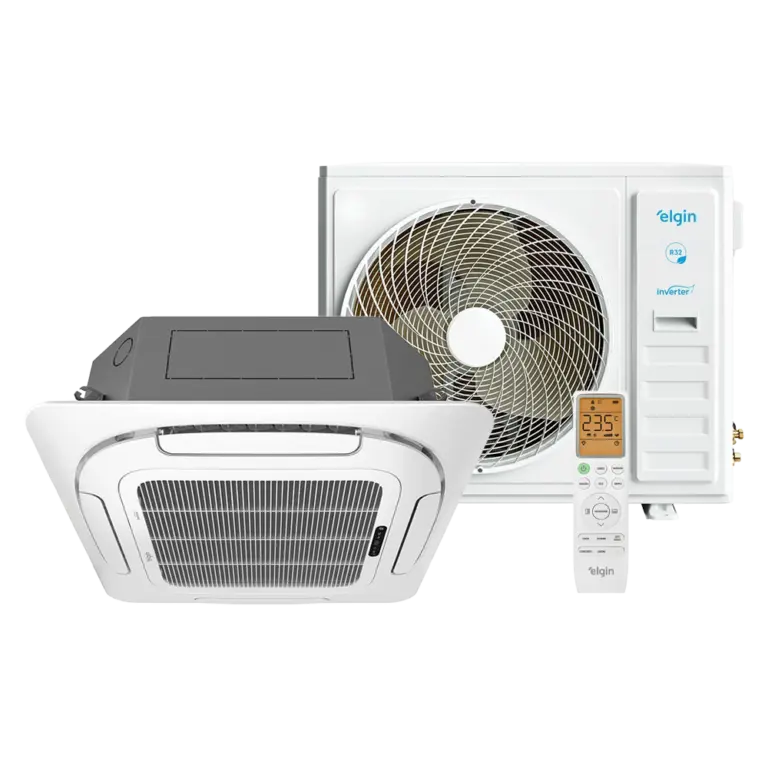 Ar Condicionado Split Cassete 4 Vias Inverter Elgin Wi-Fi 48000 Btus Frio 220v R-32