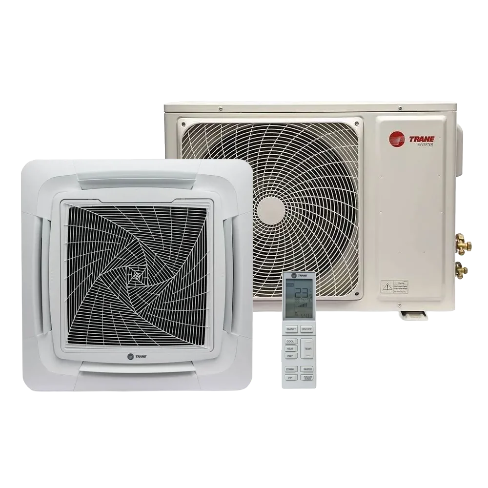 Ar Condicionado Split Cassete 4 Vias Inverter Trane 18000 Btus Quente e Frio 220v