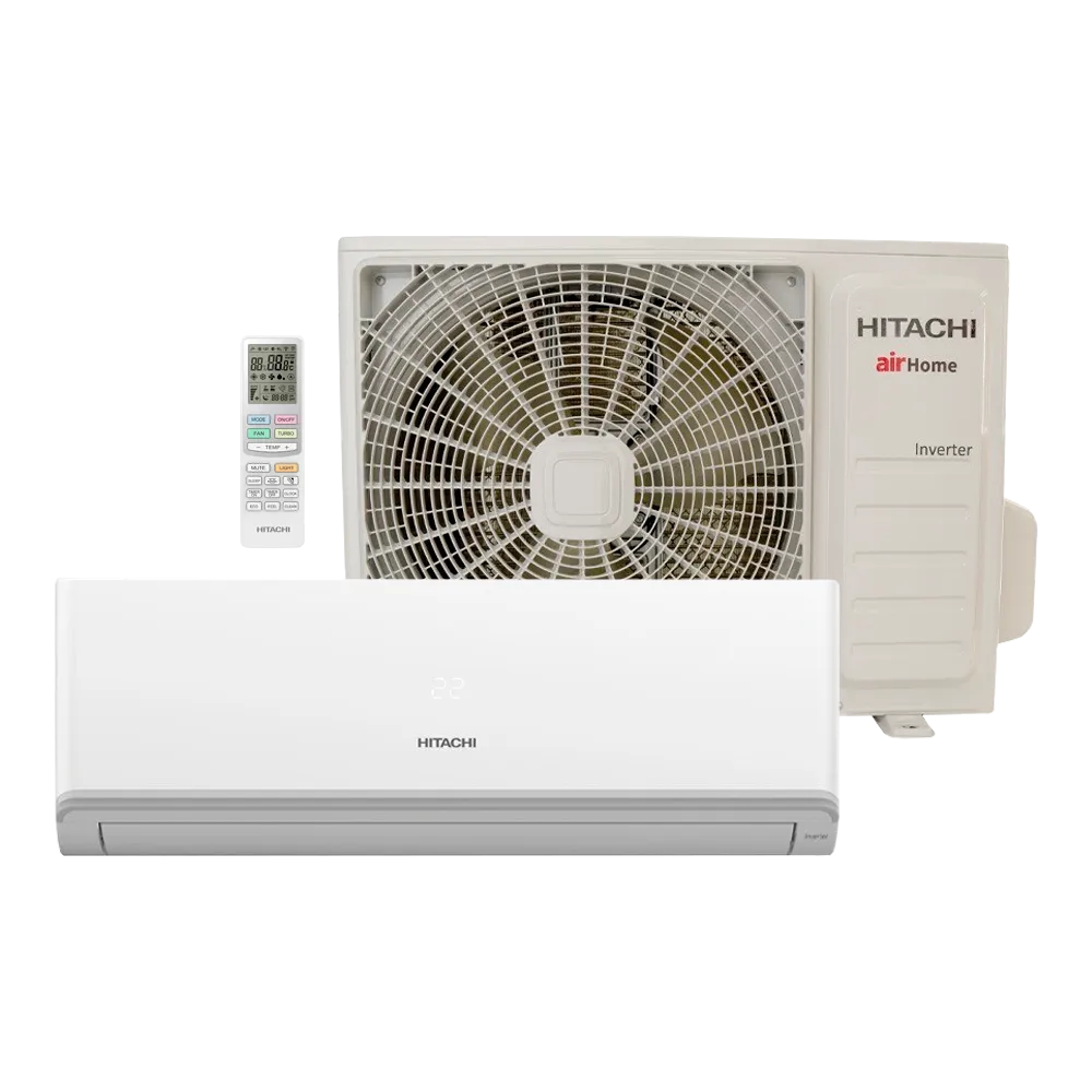 Ar Condicionado Split Hi Wall Inverter Hitachi AirHome 600 Wi-Fi 9000 Btus Frio 220v R-32