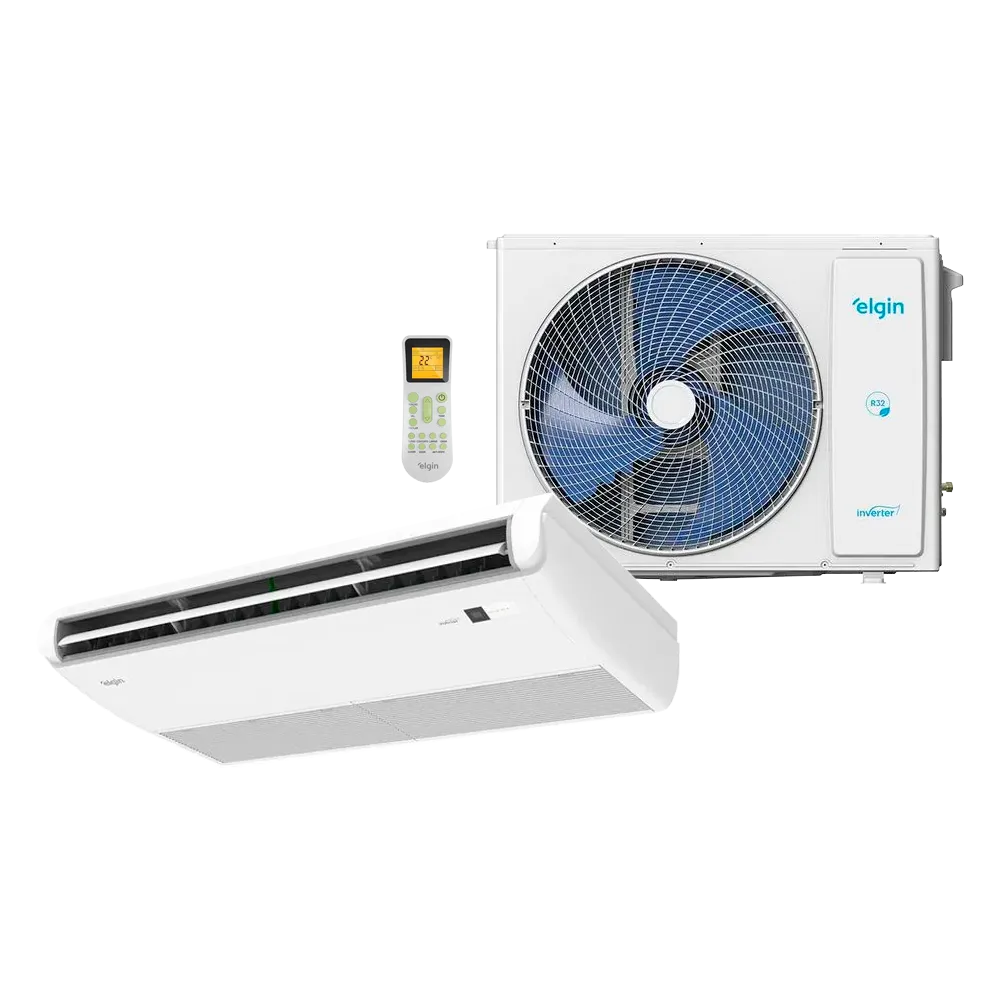 Ar Condicionado Split Piso Teto Inverter Elgin Plus 48000 Btus Frio 220v R-32