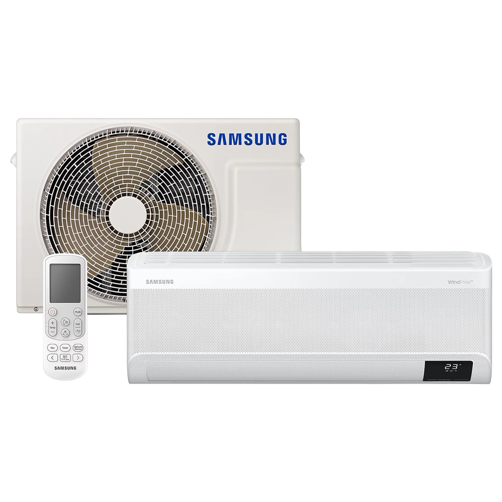 Ar Condicionado Split Hi Wall Inverter Samsung WindFree Connect 22000 Btus Quente e Frio 220V